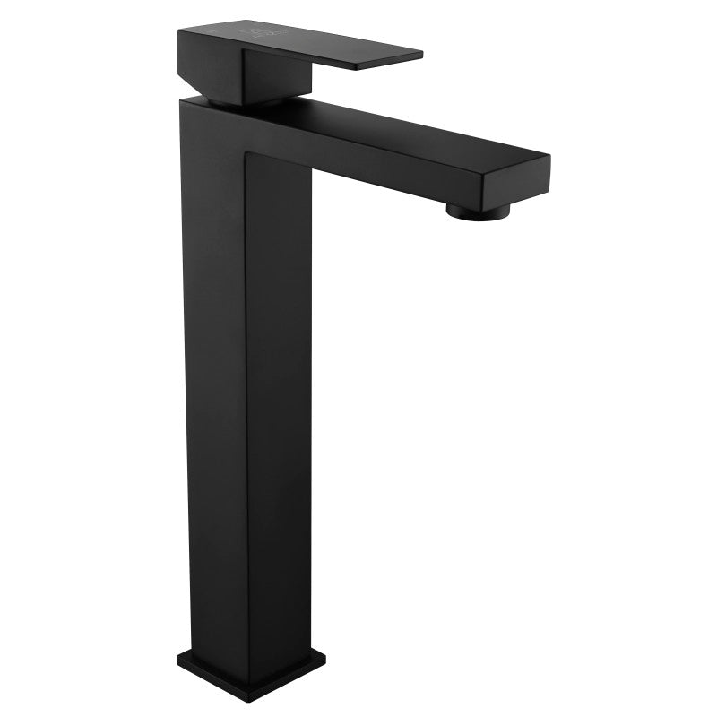 Enti Series Single Hole Single-Handle Vessel Bathroom Faucet in Matte Black