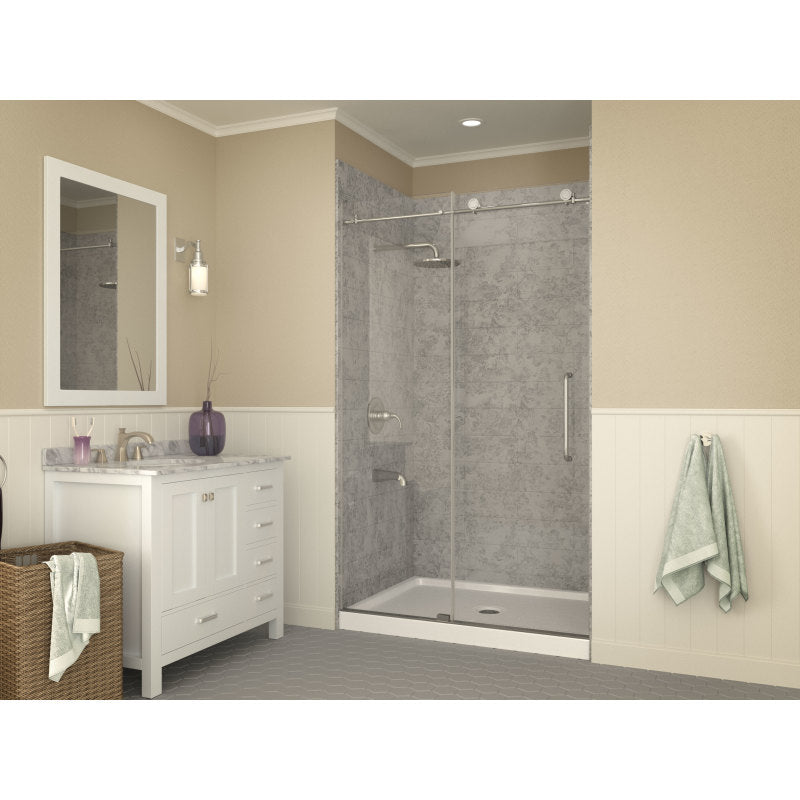 36 in. x 48 in. Single Threshold Shower Base in White