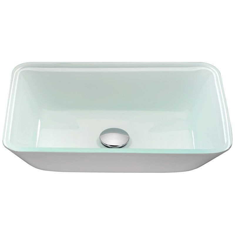 Amenta Series Vessel Sink in White