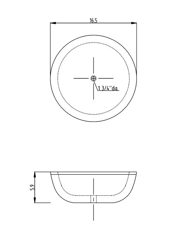 Gardena Series Deco-Glass Vessel Sink in Radial Umber