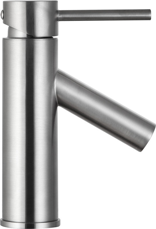 Valle Single Hole Single Handle Bathroom Faucet in Brushed Nickel
