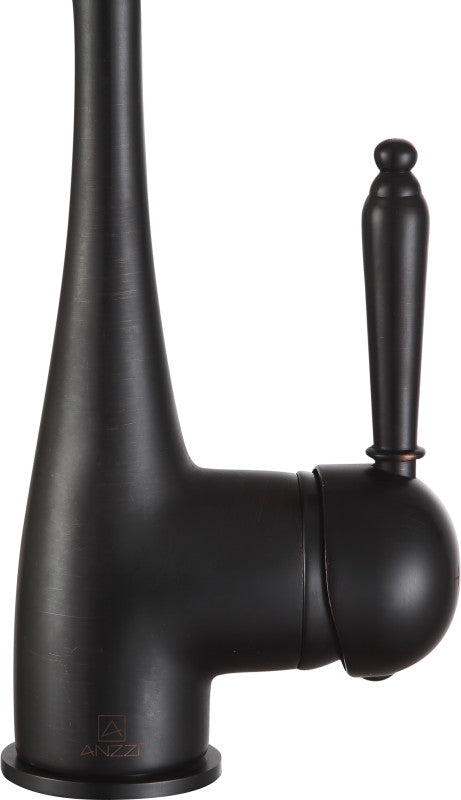 Single Handle Kitchen Faucet-Oil Rubbed Bronze-Patriarch Series-KF-AZ198ORB-ANZZI