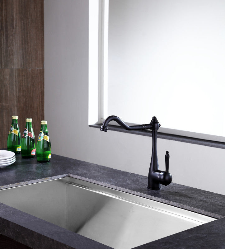 Single Handle Kitchen Faucet-Oil Rubbed Bronze-Patriarch Series-KF-AZ198ORB-ANZZI