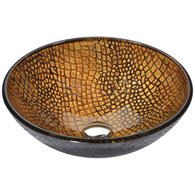 Nile Series Vessel Sink in Rugged Hide