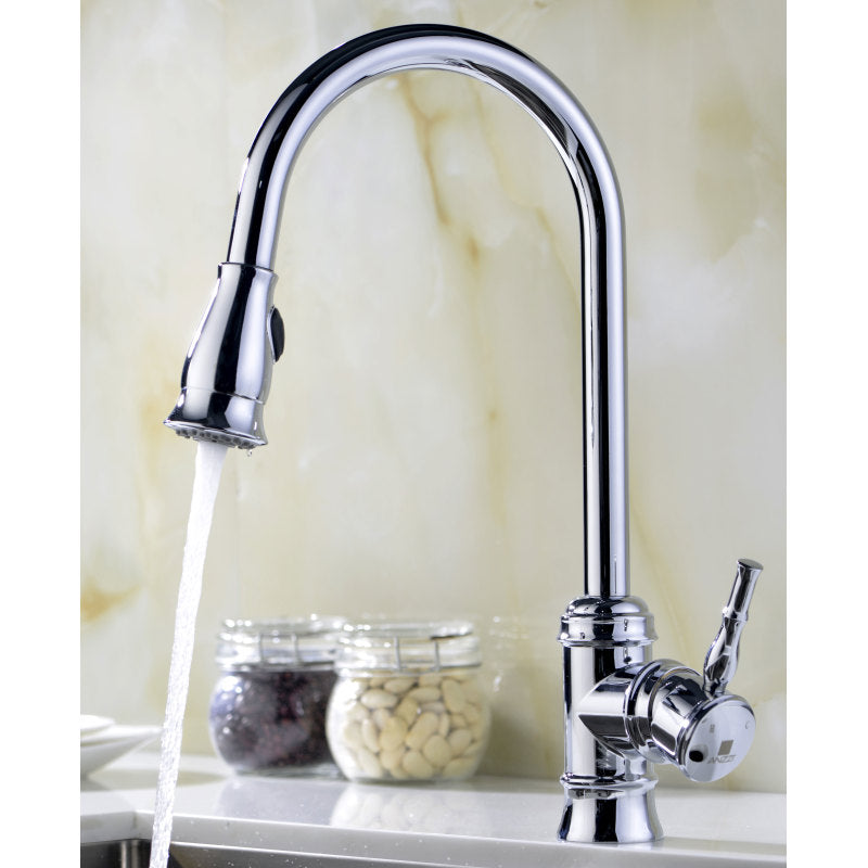 VANGUARD Undermount 30 in. Single Bowl Kitchen Sink with Sails Faucet in Polished Chrome