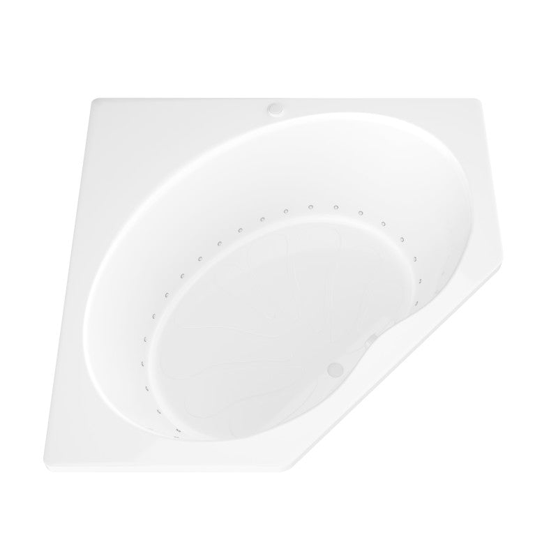Atlantis Whirlpools Eclipse 60 x 60 Corner Air Jetted Bathtub