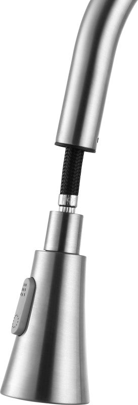 Rodeo Single-Handle Pull-Out Sprayer Kitchen Faucet in Brushed Nickel