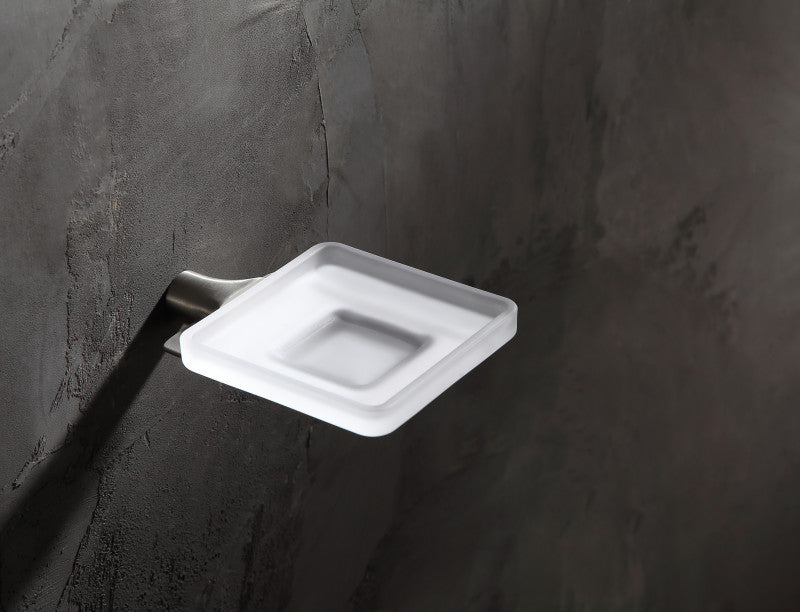 Essence Series Soap Dish in Brushed Nickel