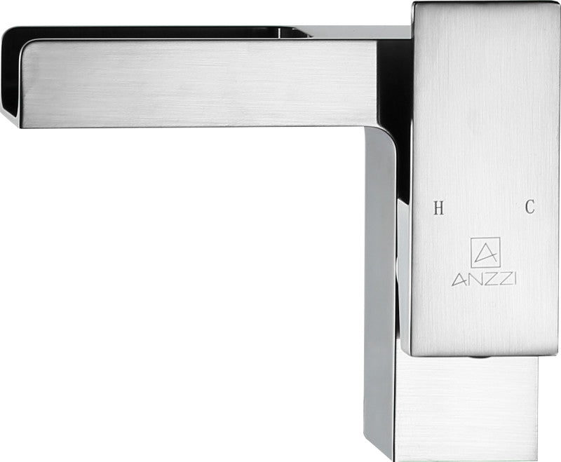 Zhona Series Single Hole Single-Handle Low-Arc Bathroom Faucet in Brushed Nickel