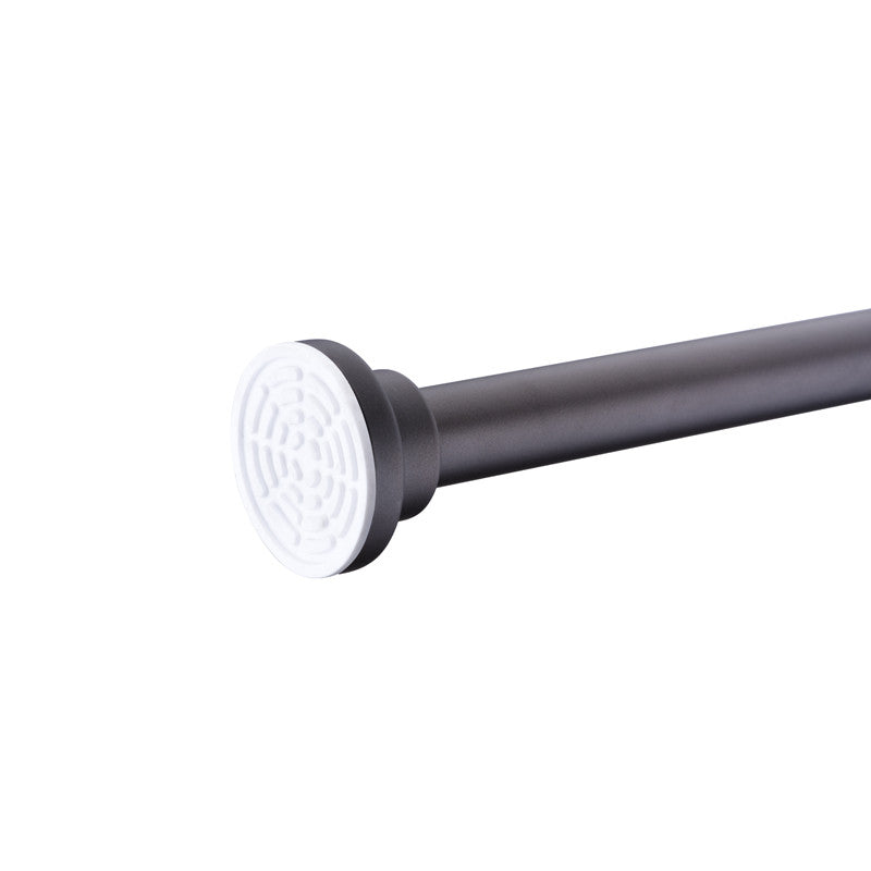 ANZZI 35-55 Inches Shower Curtain Rod with Shower Hooks in Oil Rubbed Bronze | Adjustable Tension Shower Doorway Curtain Rod | Rust Resistant No Drilling Anti-Slip Bar for Bathroom | AC-AZSR55ORB