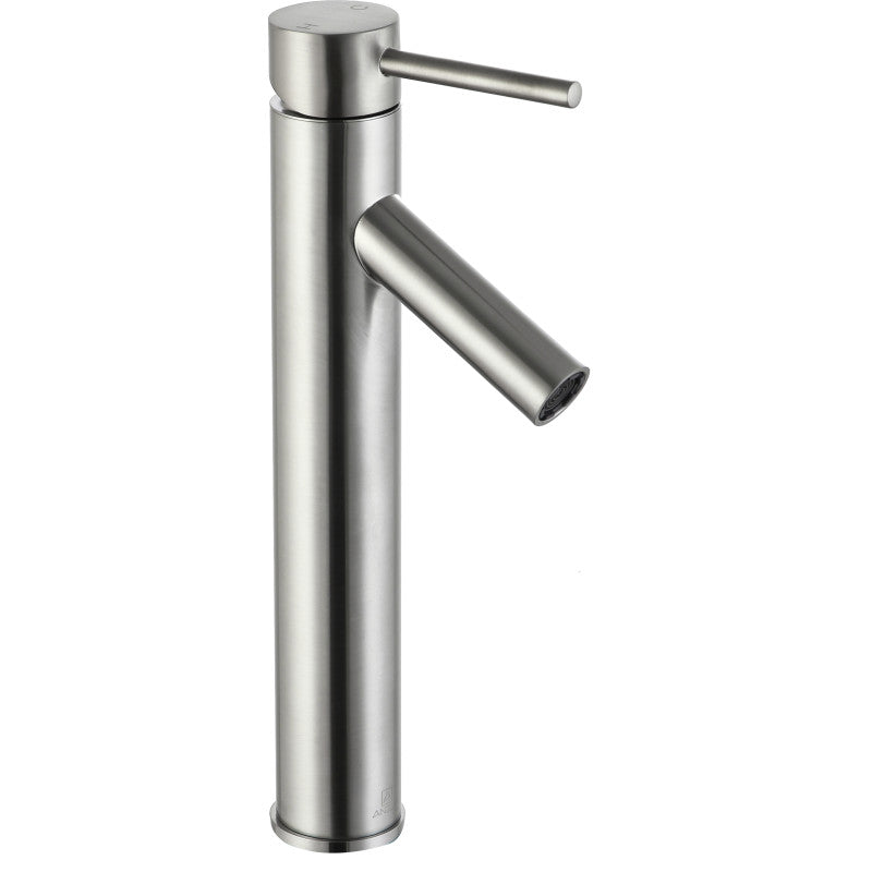 Valle Single Hole Single Handle Bathroom Faucet in Brushed Nickel
