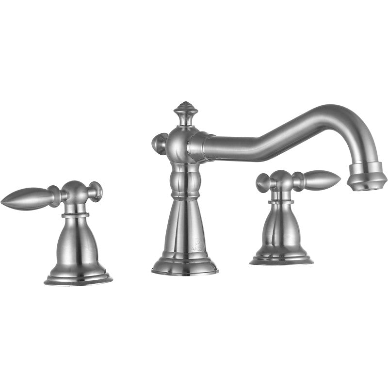 Patriarch 8" Widespread Bathroom Sink Faucet in Brushed Nickel