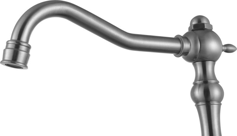 Highland Single-Handle Standard Kitchen Faucet with Side Sprayer in Brushed Nickel