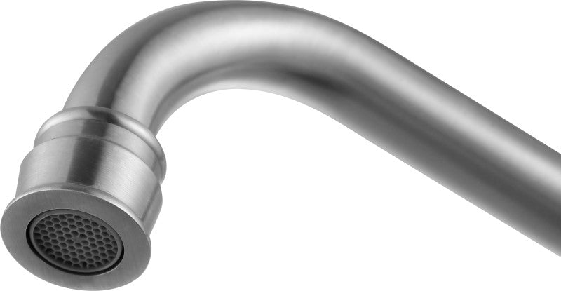 Highland Single-Handle Standard Kitchen Faucet with Side Sprayer in Brushed Nickel