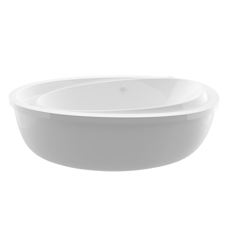 Atlantis Whirlpools Breeze 38 x 71 Oval Freestanding Air Jetted Bathtub