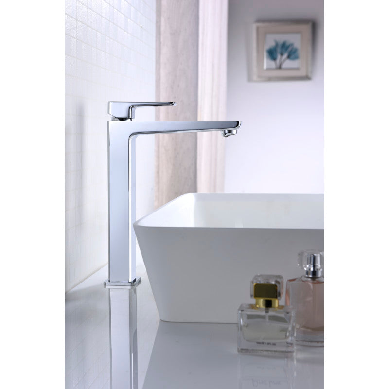 Valor Single Hole Single-Handle Bathroom Faucet in Polished Chrome with Soap Dish and Toothbrush Holder