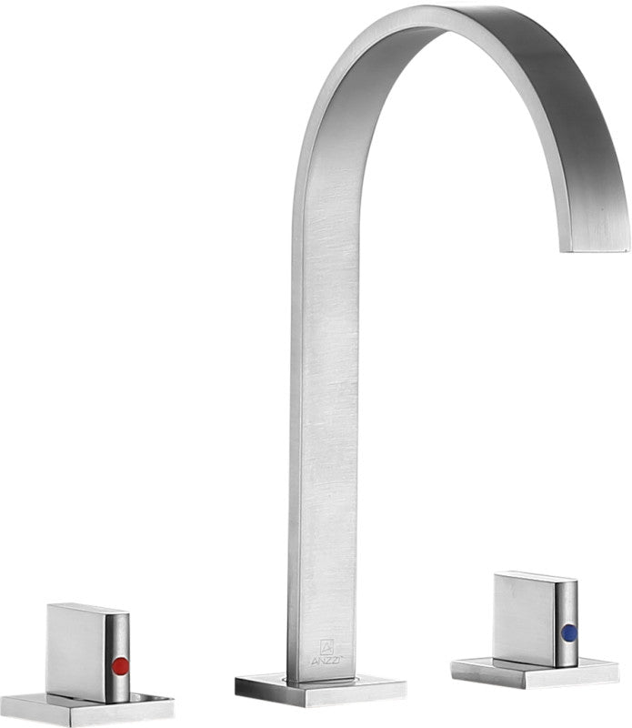 Sabre 8 in. Widespread 2-Handle Bathroom Faucet in Brushed Nickel