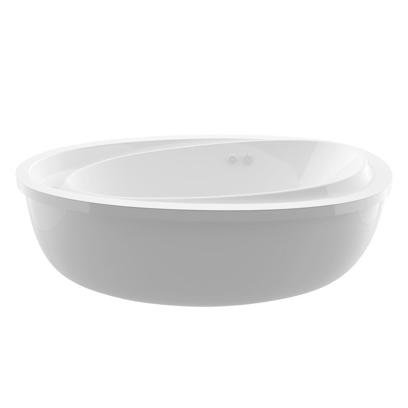 Atlantis Whirlpools Breeze 38 x 71 Oval Freestanding Whirlpool Jetted Bathtub