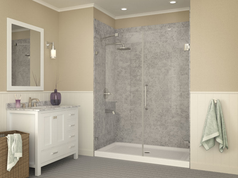 Tier 32 x 60  in. Single Threshold Shower Base in White