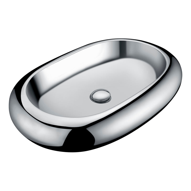 Prussian Series Ceramic Vessel Sink in Silver