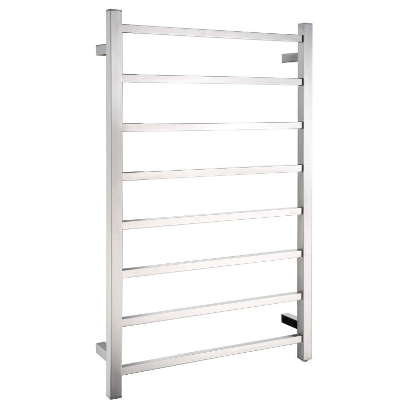 Bell 8-Bar Electric Towel Warmer in Brushed Nickel