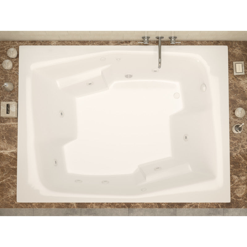Atlantis Whirlpools Caresse 54 x 72 Rectangular Air & Whirlpool Jetted Bathtub