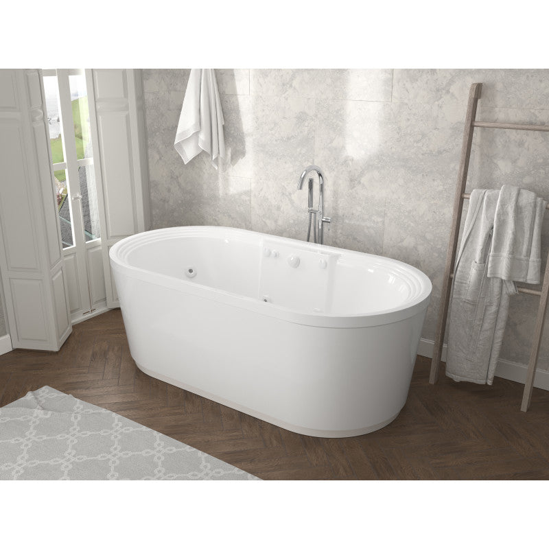 Atlantis Whirlpools Royale 34 x 67 Oval Freestanding Whirlpool Jetted Bathtub