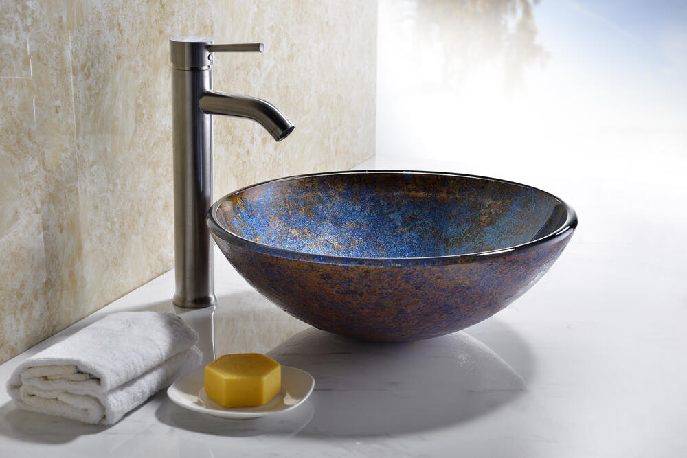 Tara Series Deco-Glass Vessel Sink