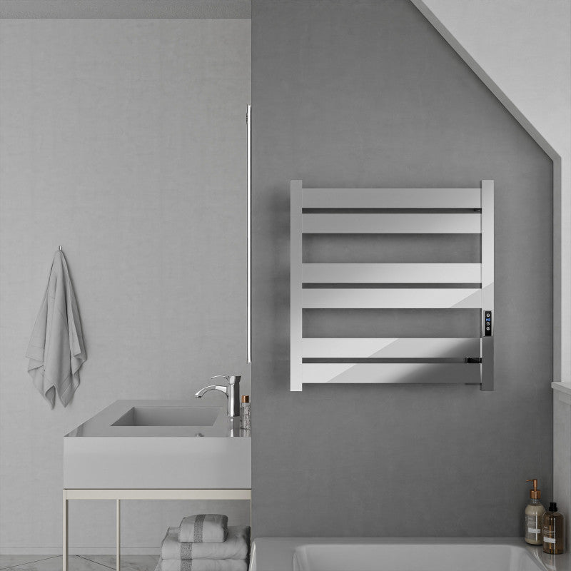 Starling 6-Bar Stainless Steel Wall Mounted Electric Towel Warmer Rack