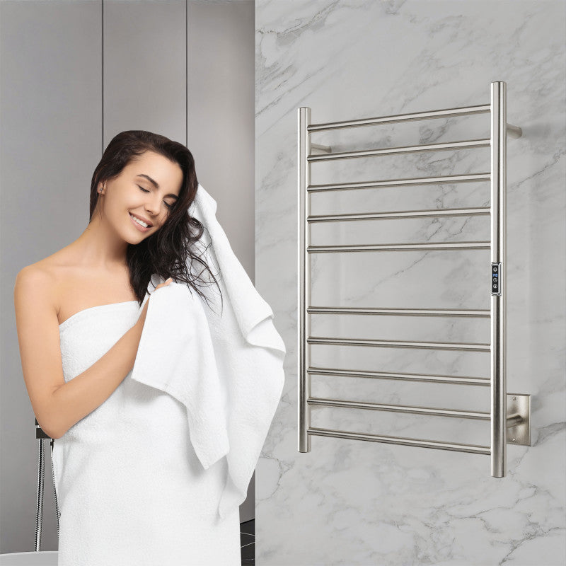 Bali Series 10-Bar Stainless Steel Wall Mounted Towel Warmer