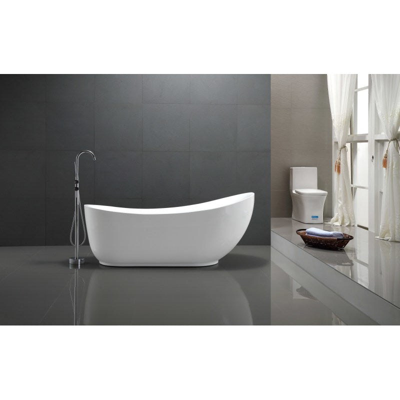 FT-AZ090 - Talyah Series 5.92 ft. Freestanding Bathtub in White