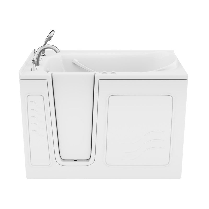 Value Series 30 in. x 53 in. Left Drain Quick Fill Walk-In Whirlpool and Air Tub in White