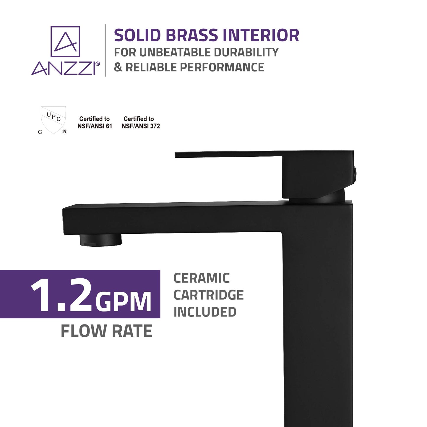 Enti Series Single Hole Single-Handle Vessel Bathroom Faucet