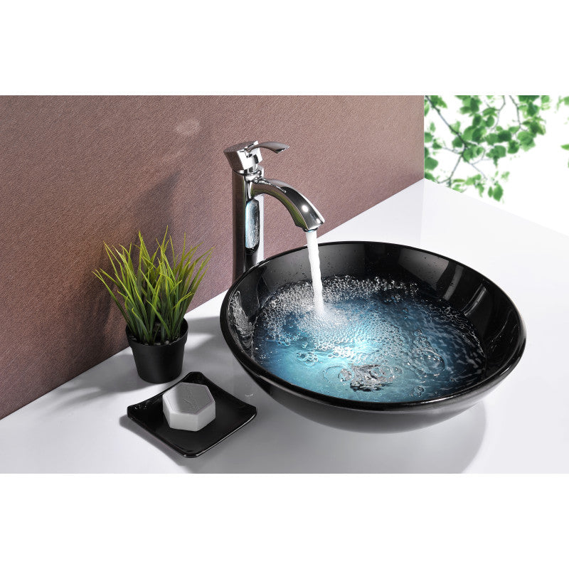 Tara Series Deco-Glass Vessel Sink