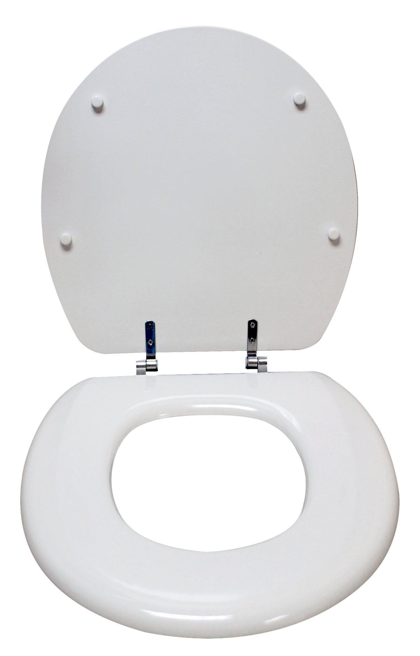 XL COMFORT Round Closed Toilet Seat in White