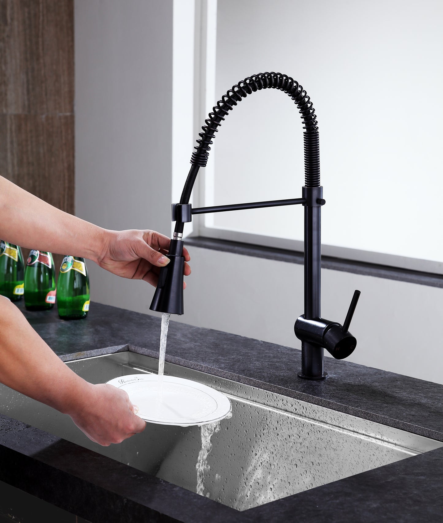 Carriage Single Handle Standard Kitchen Faucet