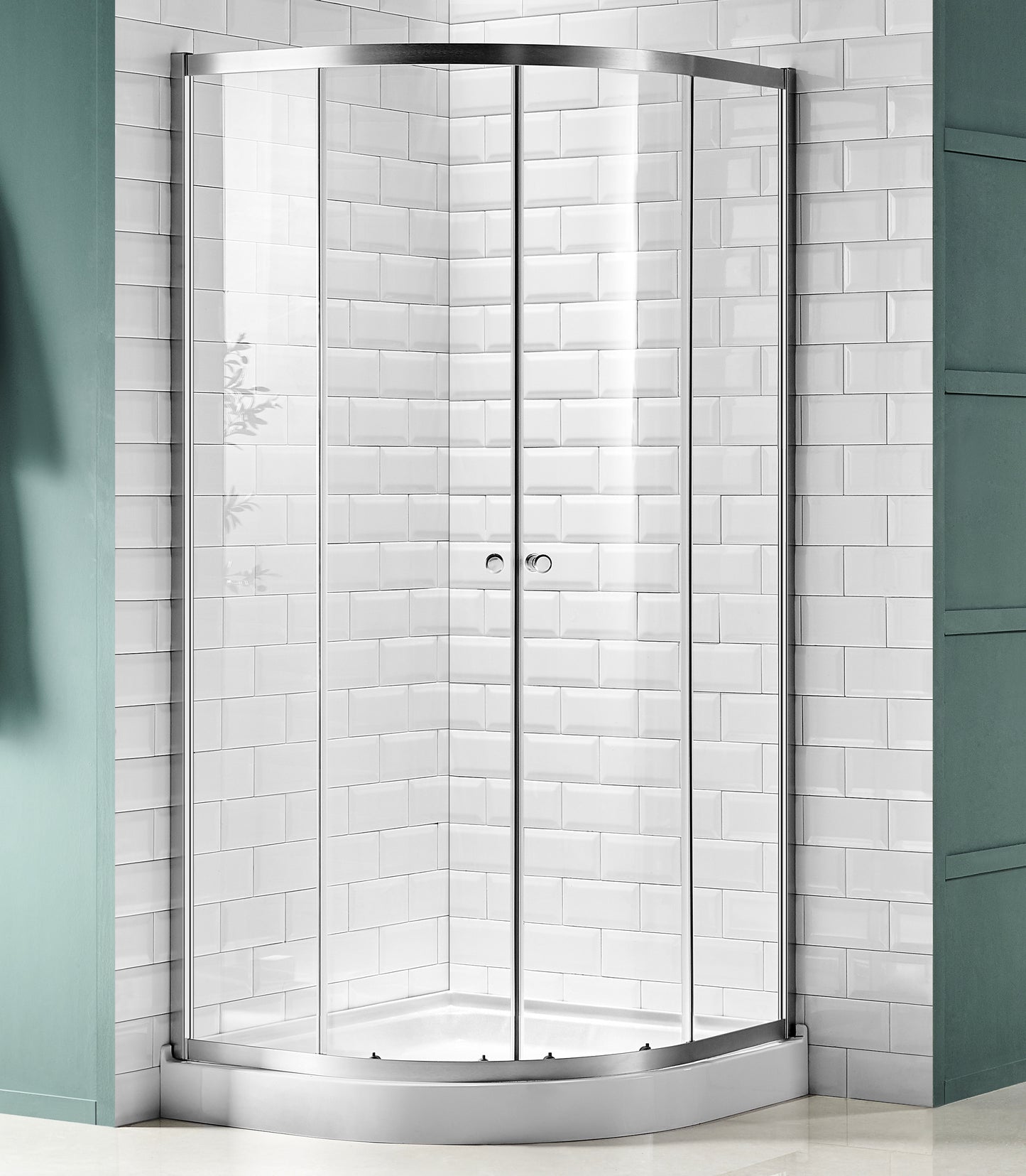 Mare 35 in. x 76 in. Framed Shower Enclosure with TSUNAMI GUARD