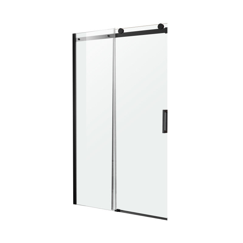 Rhodes Series 48 in. x 76 in. Frameless Sliding Shower Door with Handle