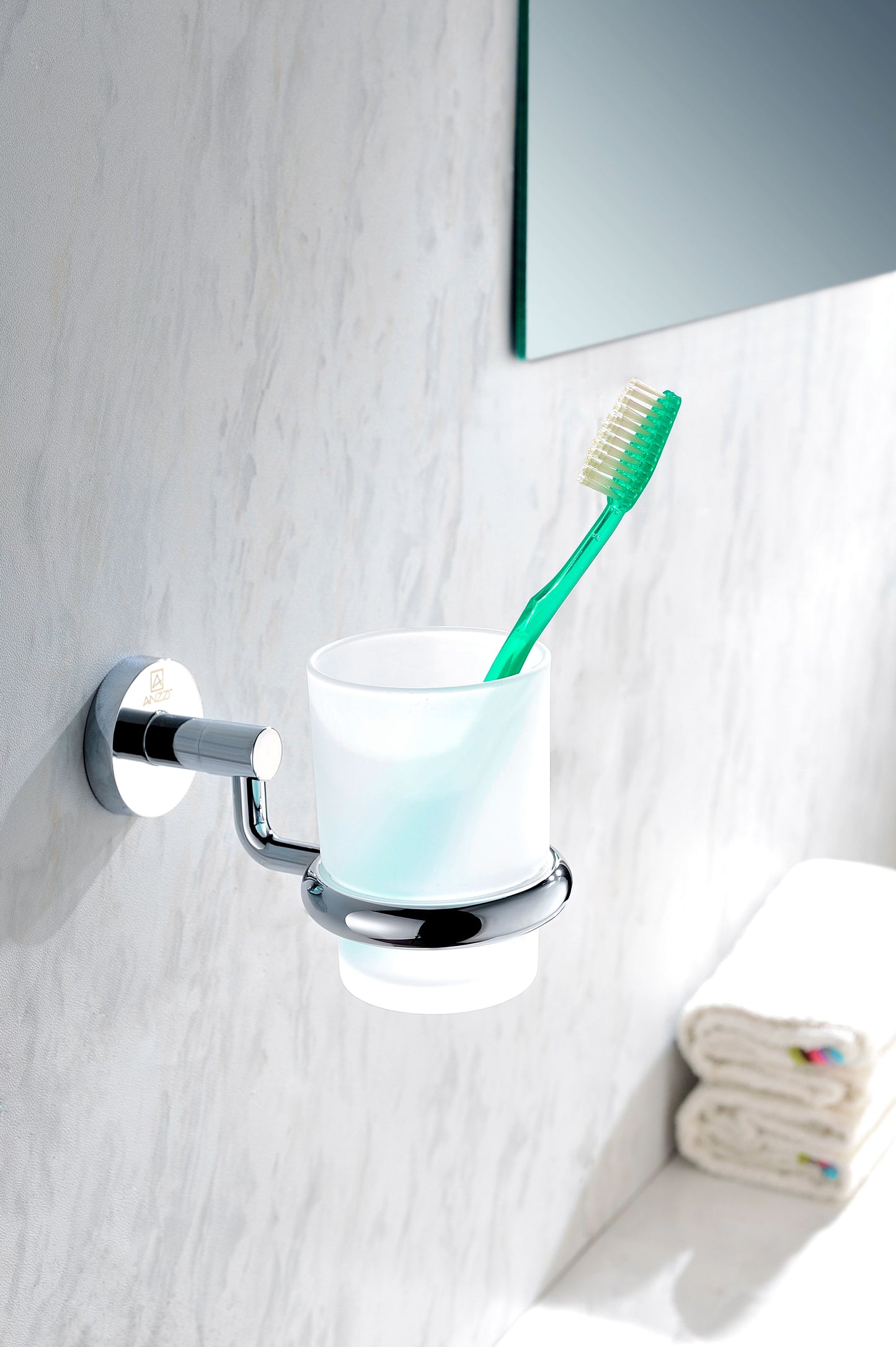 Caster Series 7 in. Toothbrush Holder