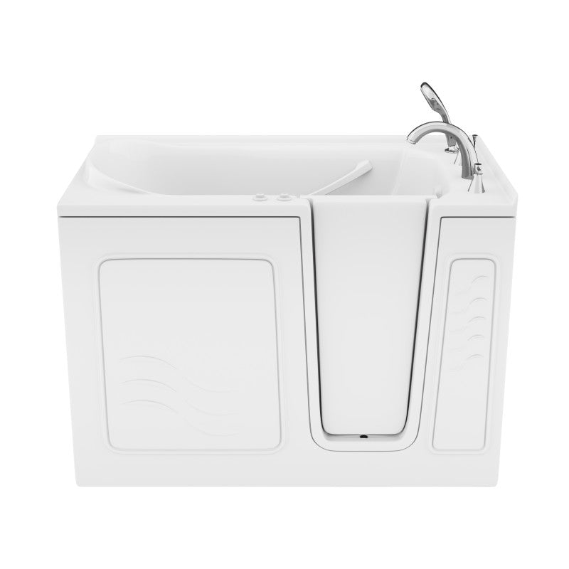 Value Series 30 in. x 53 in. Right Drain Quick Fill Walk-In Whirlpool and Air Tub in White
