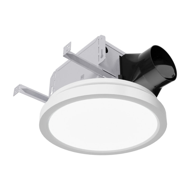 EF-AZ108WH - Twilight Series 100 CFM Ceiling Mount Bathroom Exhaust Fan with Brilliant LED Light, Humidity Sensor, Night Light