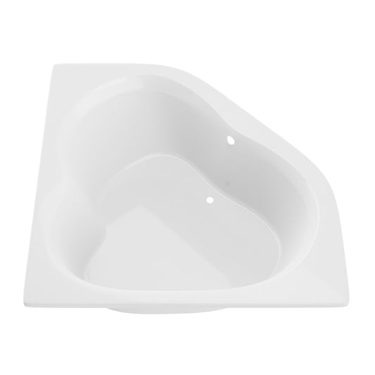 AZ6060CS - Petra 5 ft. Acrylic Center Drain Corner Bathtub in White