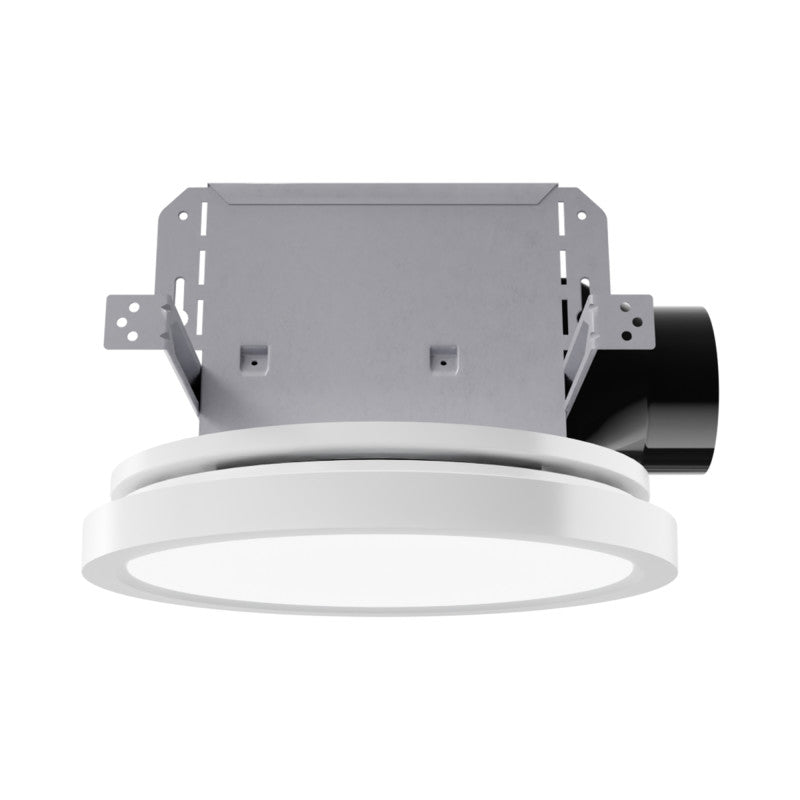 Midnight Series 100 CFM Ceiling Mount Bathroom Exhaust Fan with Brilliant LED Panel Light and Cozy Night Light