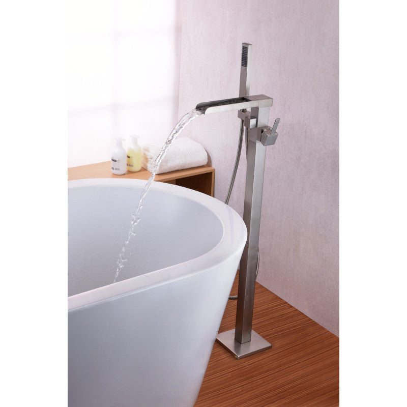 Union 2-Handle Claw Foot Tub Faucet with Hand Shower