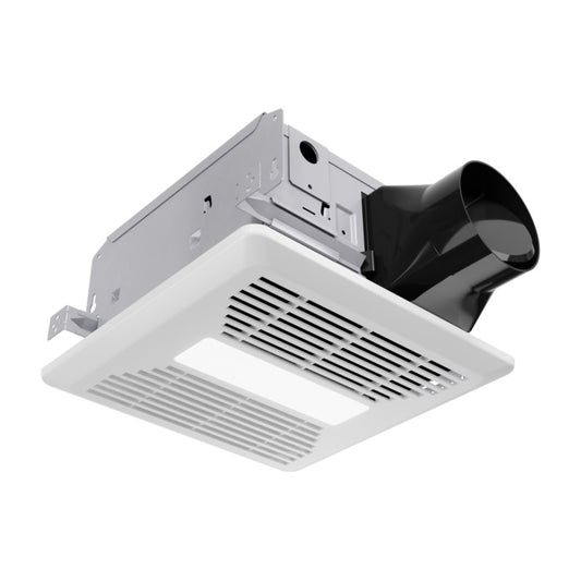 EF-AZ101WH - Daisy Series 80 CFM Ceiling Mount Bathroom Exhaust Fan with Brilliant LED Light and ENERGY STAR in Soothing White