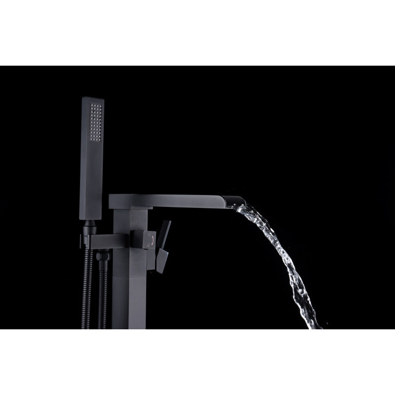 Union 2-Handle Claw Foot Tub Faucet with Hand Shower