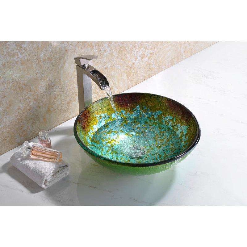 Tara Series Deco-Glass Vessel Sink