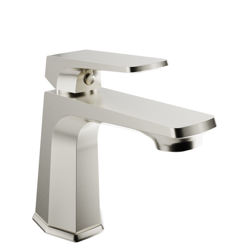 L-AZ903BN - Single Handle Single Hole Bathroom Faucet With Pop-up Drain in Brushed Nickel