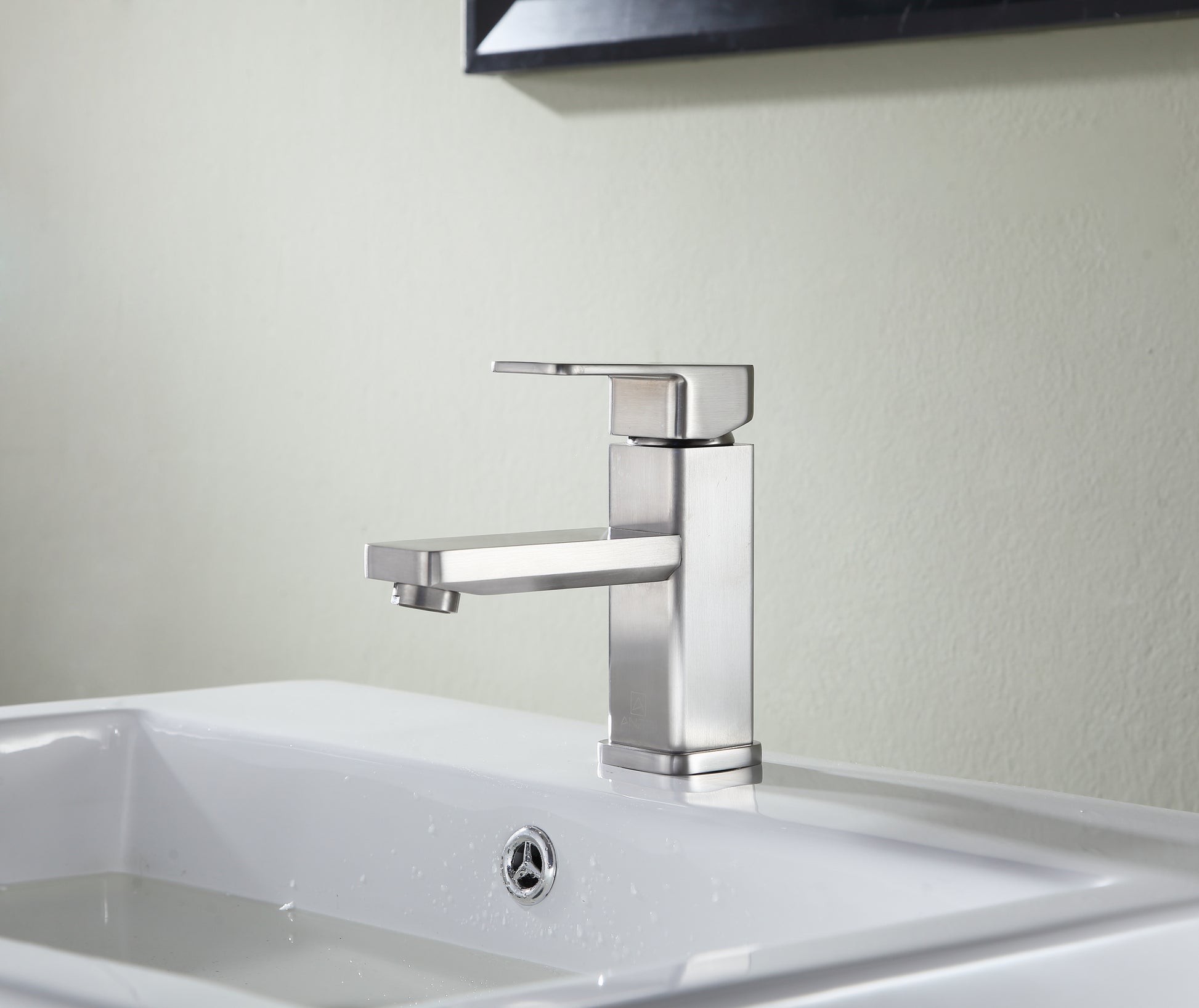 L-AZ122BN - Naiadi Single Hole Single Handle Bathroom Faucet in Brushed Nickel