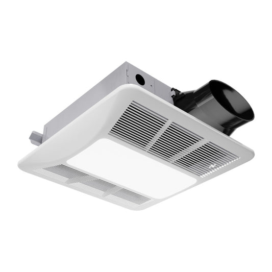 EF-AZ106WH - Summers Series 100 CFM Ceiling Mount Bathroom Exhaust Fan with Brilliant LED Light, Humidity Sensor Activation